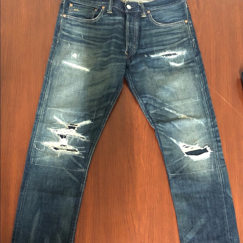 RRL slim narrow denim 32x30